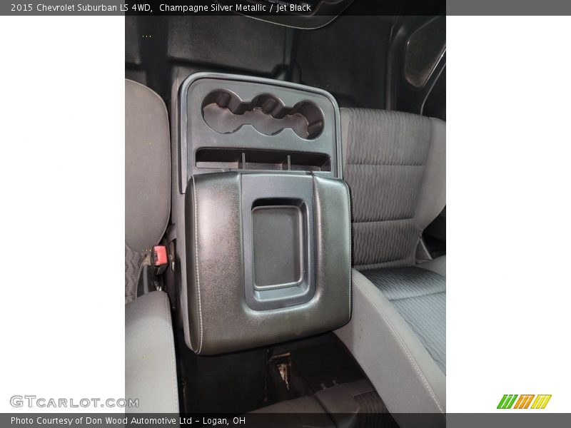 Champagne Silver Metallic / Jet Black 2015 Chevrolet Suburban LS 4WD