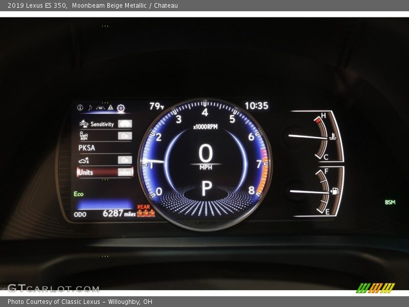 Moonbeam Beige Metallic / Chateau 2019 Lexus ES 350