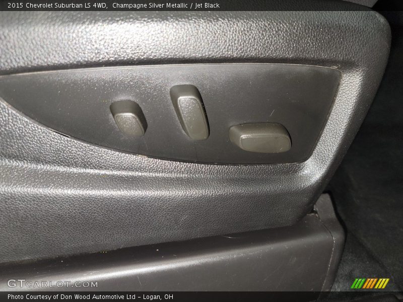 Champagne Silver Metallic / Jet Black 2015 Chevrolet Suburban LS 4WD