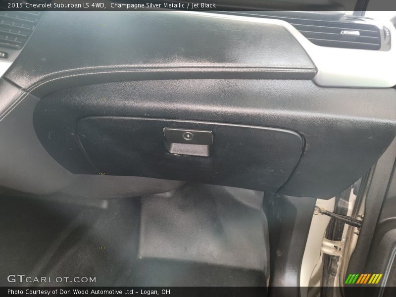 Champagne Silver Metallic / Jet Black 2015 Chevrolet Suburban LS 4WD