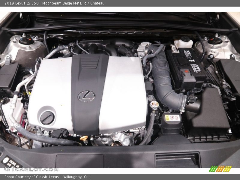 Moonbeam Beige Metallic / Chateau 2019 Lexus ES 350
