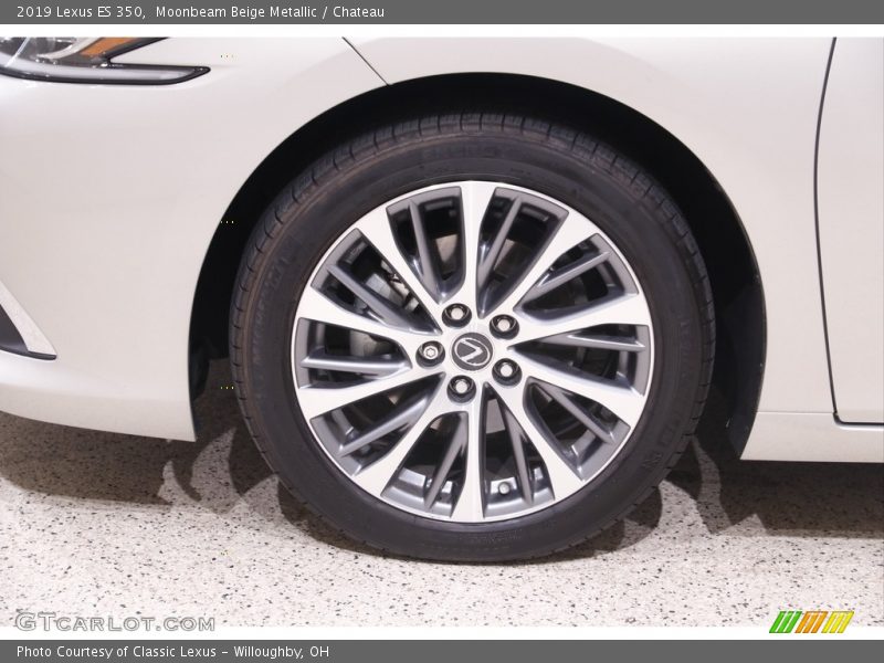 Moonbeam Beige Metallic / Chateau 2019 Lexus ES 350