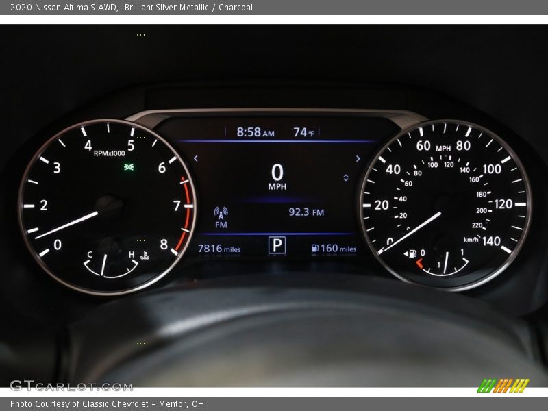  2020 Altima S AWD S AWD Gauges