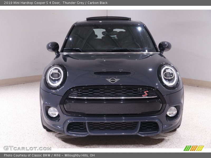 Thunder Grey / Carbon Black 2019 Mini Hardtop Cooper S 4 Door