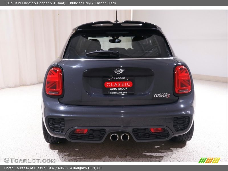 Thunder Grey / Carbon Black 2019 Mini Hardtop Cooper S 4 Door