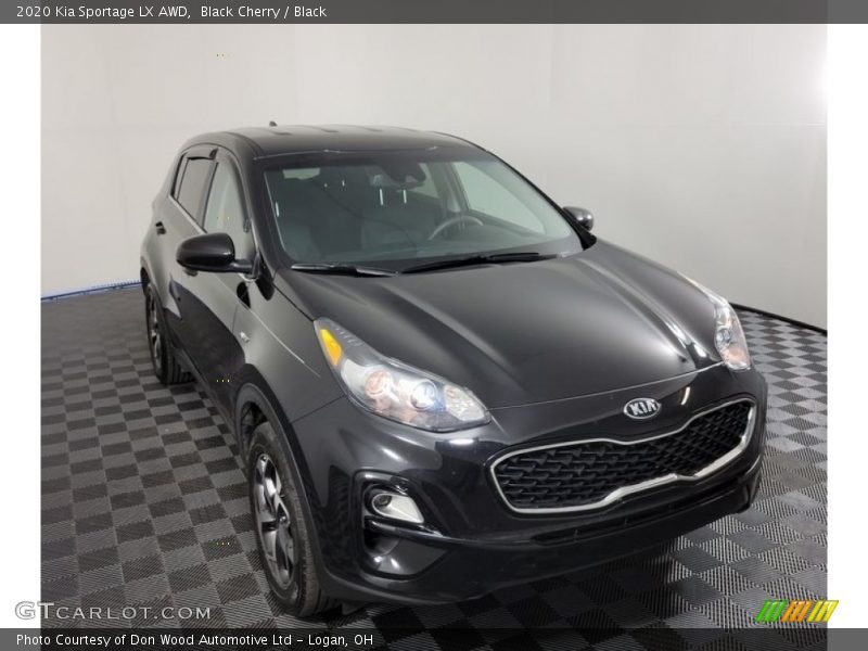 Black Cherry / Black 2020 Kia Sportage LX AWD