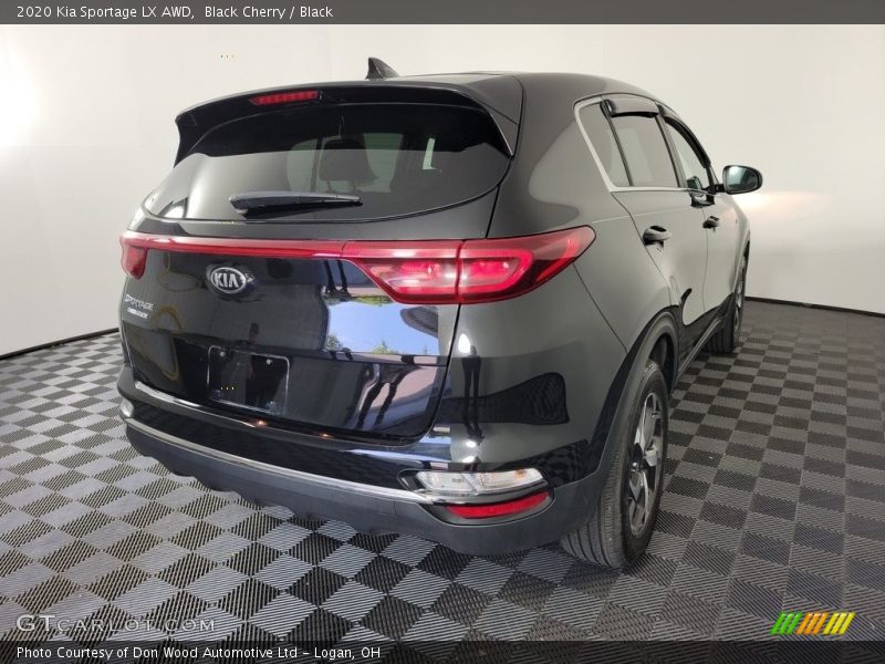 Black Cherry / Black 2020 Kia Sportage LX AWD