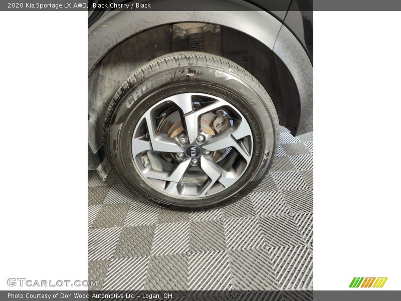 Black Cherry / Black 2020 Kia Sportage LX AWD