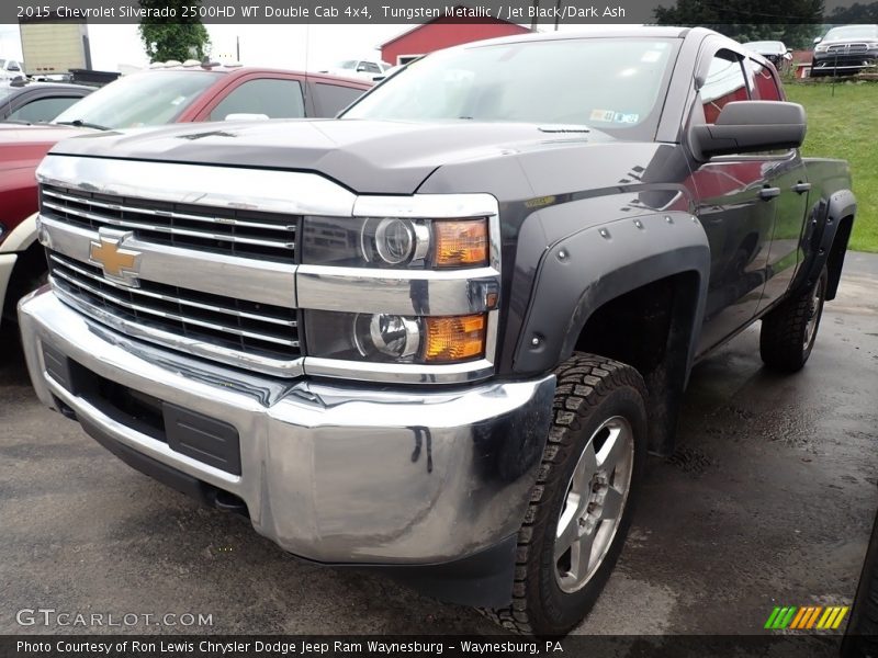 Tungsten Metallic / Jet Black/Dark Ash 2015 Chevrolet Silverado 2500HD WT Double Cab 4x4