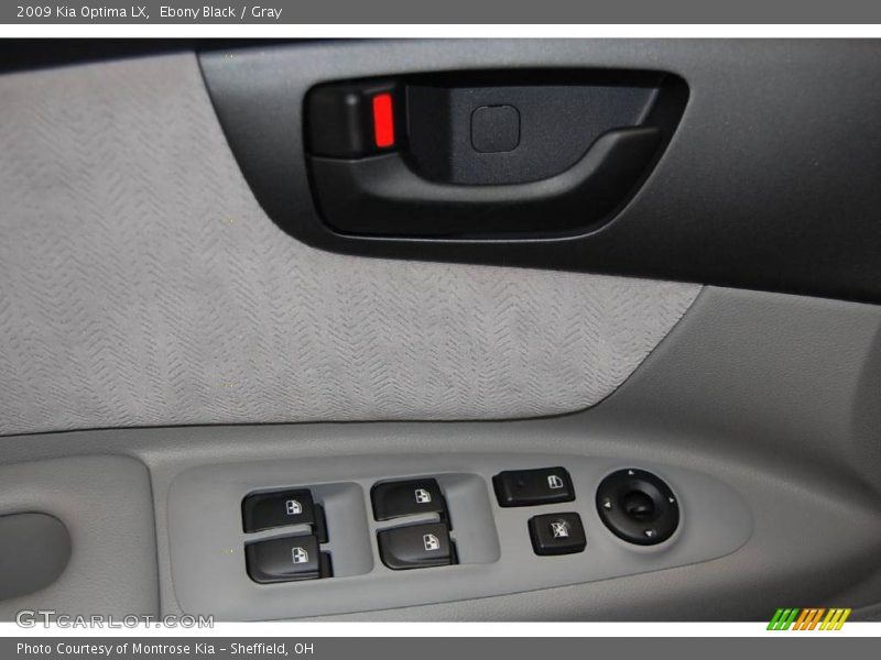 Ebony Black / Gray 2009 Kia Optima LX