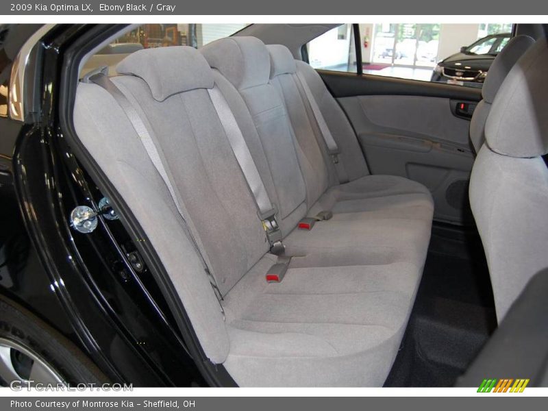 Ebony Black / Gray 2009 Kia Optima LX