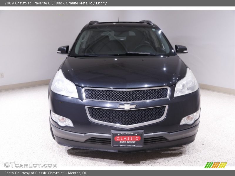 Black Granite Metallic / Ebony 2009 Chevrolet Traverse LT