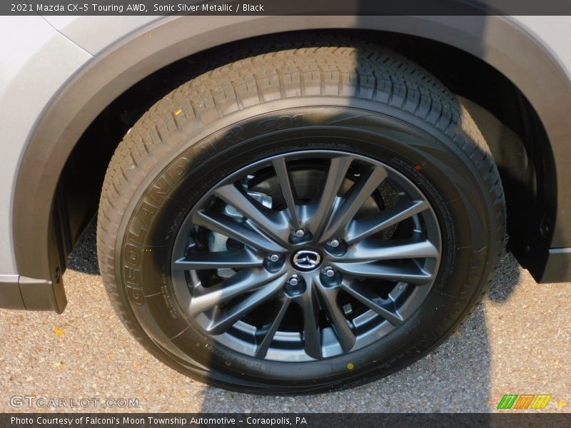 Sonic Silver Metallic / Black 2021 Mazda CX-5 Touring AWD