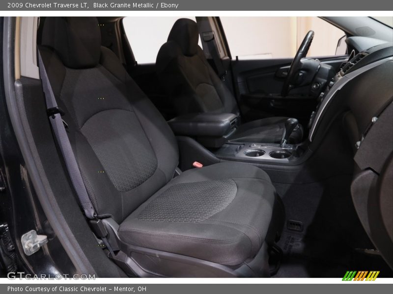Black Granite Metallic / Ebony 2009 Chevrolet Traverse LT