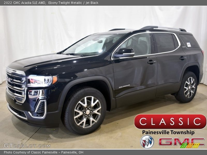 Ebony Twilight Metallic / Jet Black 2022 GMC Acadia SLE AWD