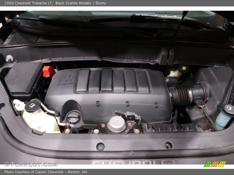 Black Granite Metallic / Ebony 2009 Chevrolet Traverse LT