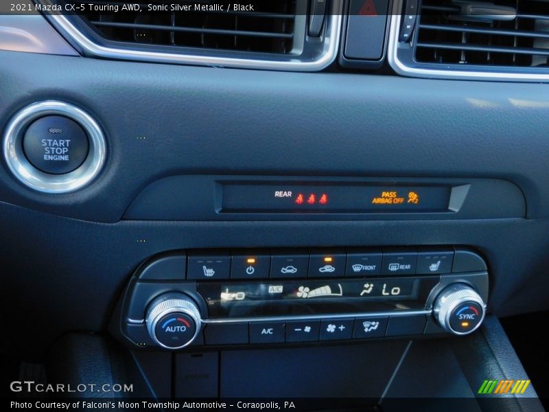 Sonic Silver Metallic / Black 2021 Mazda CX-5 Touring AWD