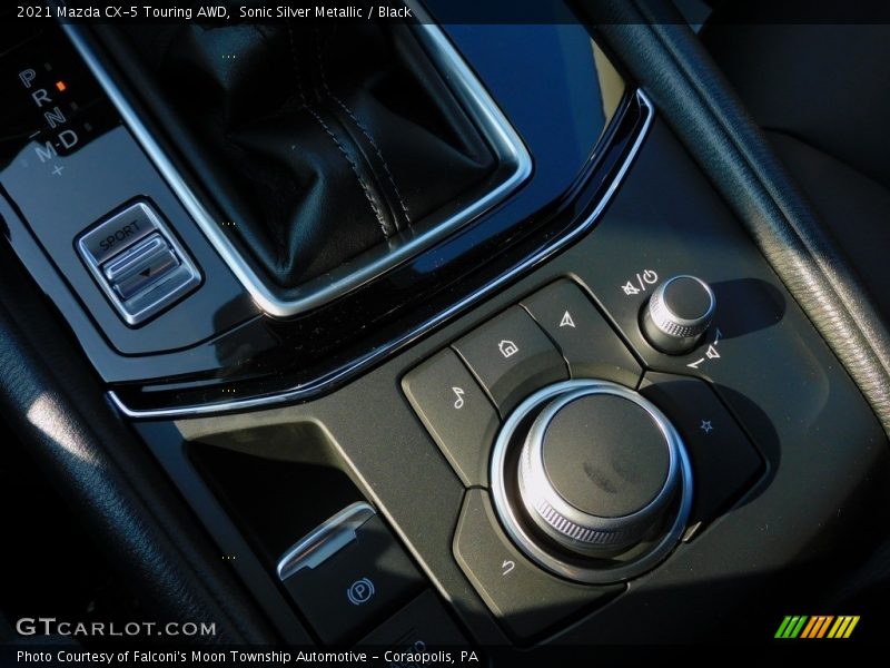 Sonic Silver Metallic / Black 2021 Mazda CX-5 Touring AWD