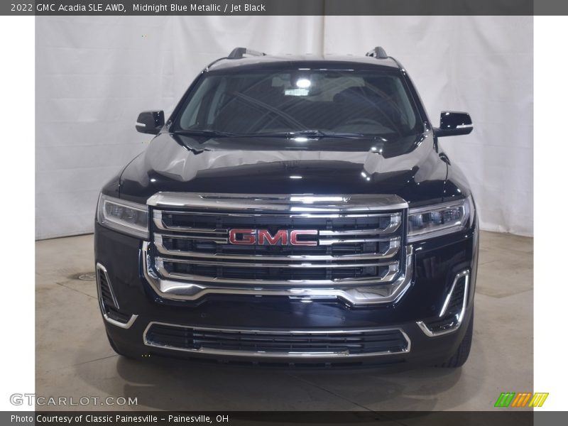 Midnight Blue Metallic / Jet Black 2022 GMC Acadia SLE AWD