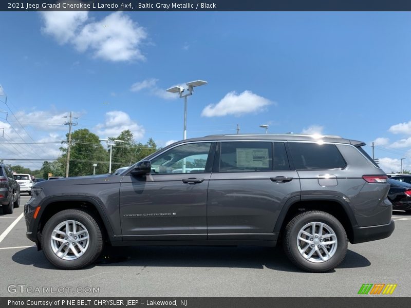 Baltic Gray Metallic / Black 2021 Jeep Grand Cherokee L Laredo 4x4