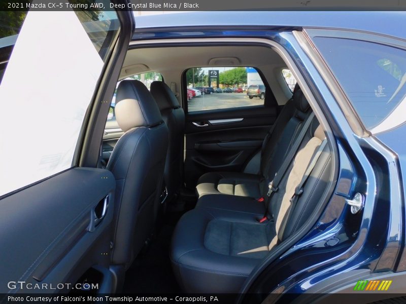 Deep Crystal Blue Mica / Black 2021 Mazda CX-5 Touring AWD