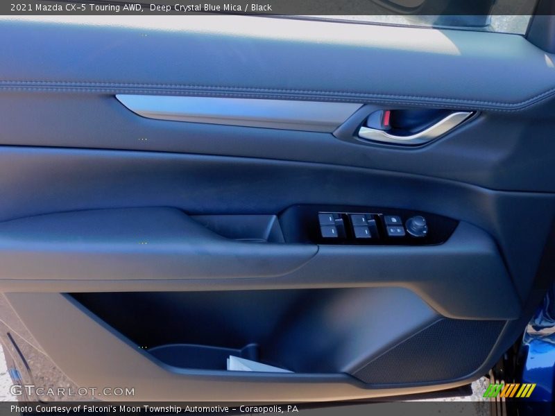 Deep Crystal Blue Mica / Black 2021 Mazda CX-5 Touring AWD