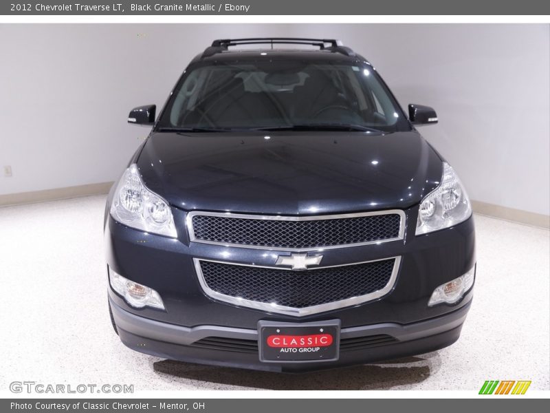 Black Granite Metallic / Ebony 2012 Chevrolet Traverse LT