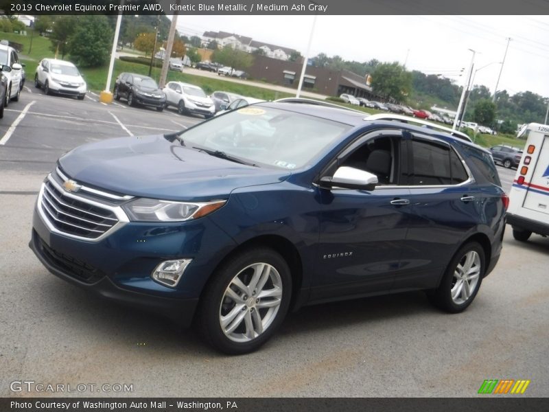 Kinetic Blue Metallic / Medium Ash Gray 2019 Chevrolet Equinox Premier AWD