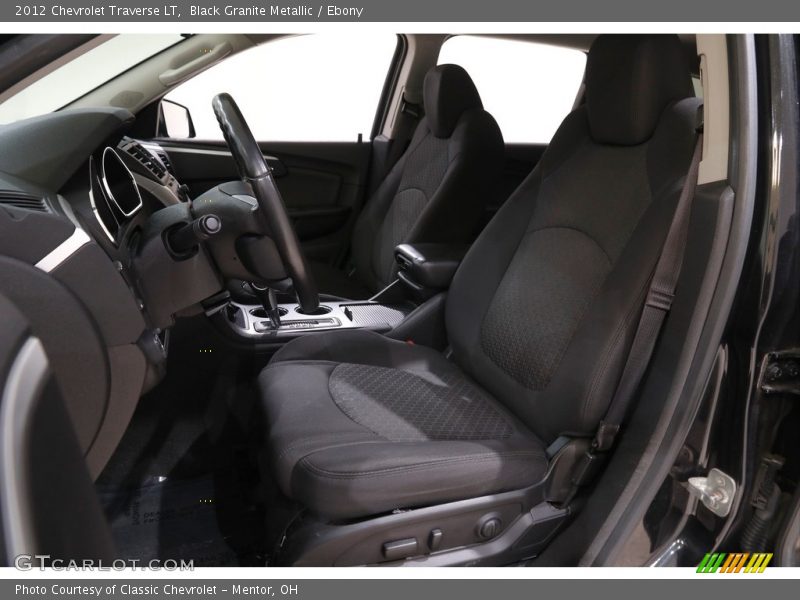 Black Granite Metallic / Ebony 2012 Chevrolet Traverse LT