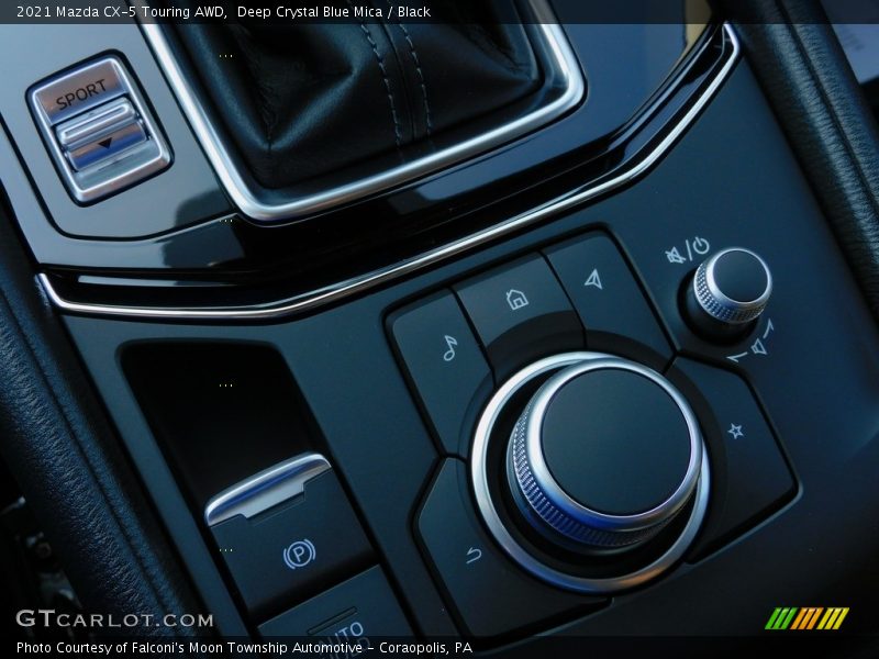 Deep Crystal Blue Mica / Black 2021 Mazda CX-5 Touring AWD