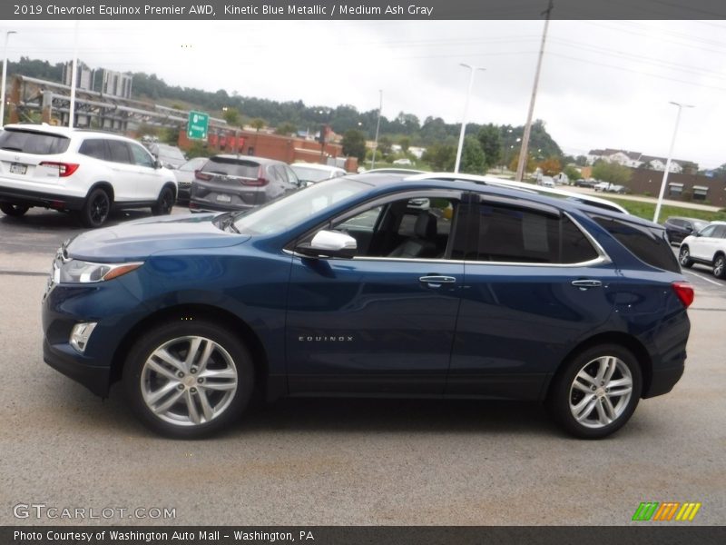 Kinetic Blue Metallic / Medium Ash Gray 2019 Chevrolet Equinox Premier AWD