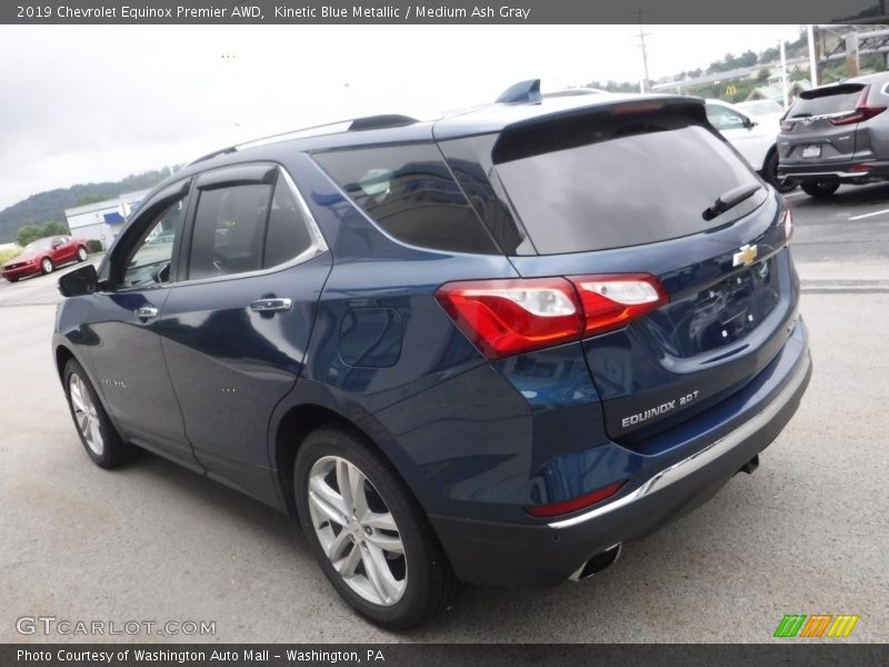 Kinetic Blue Metallic / Medium Ash Gray 2019 Chevrolet Equinox Premier AWD