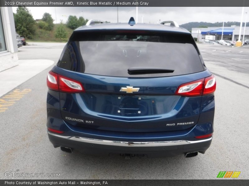 Kinetic Blue Metallic / Medium Ash Gray 2019 Chevrolet Equinox Premier AWD