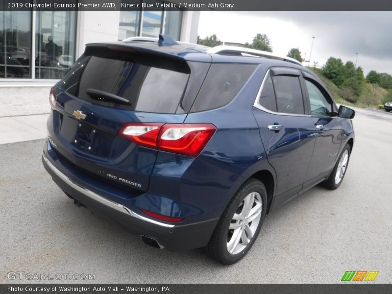 Kinetic Blue Metallic / Medium Ash Gray 2019 Chevrolet Equinox Premier AWD