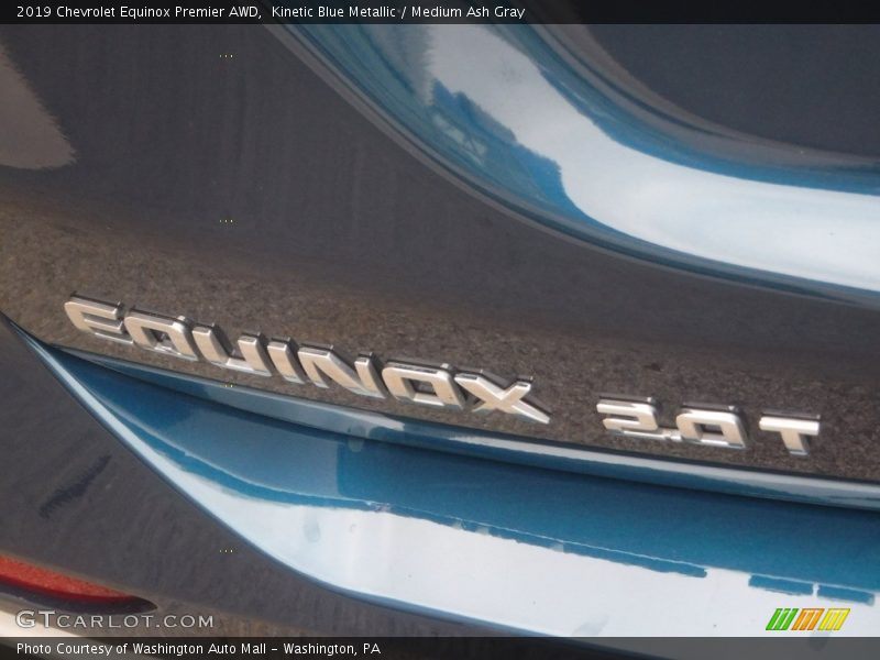 Kinetic Blue Metallic / Medium Ash Gray 2019 Chevrolet Equinox Premier AWD