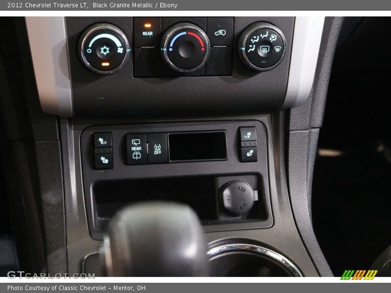 Black Granite Metallic / Ebony 2012 Chevrolet Traverse LT