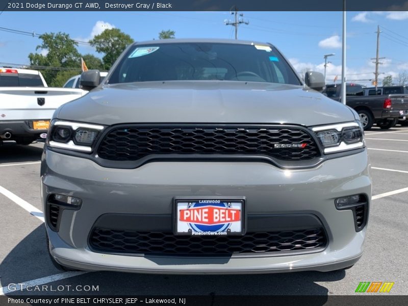 Destroyer Gray / Black 2021 Dodge Durango GT AWD