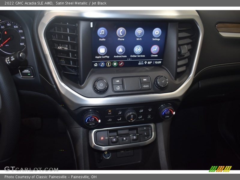 Controls of 2022 Acadia SLE AWD