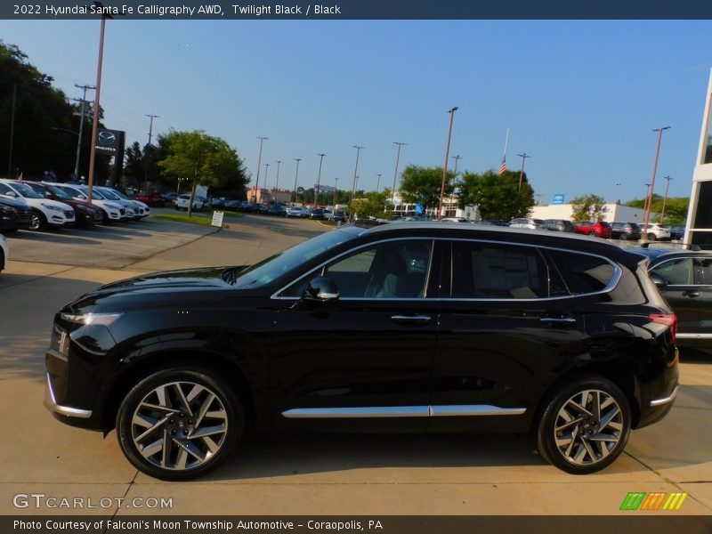 Twilight Black / Black 2022 Hyundai Santa Fe Calligraphy AWD