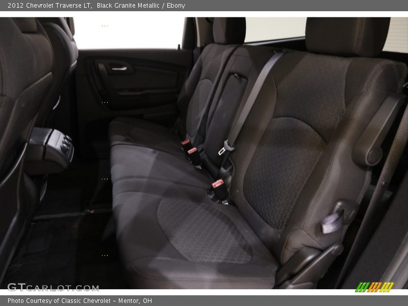 Black Granite Metallic / Ebony 2012 Chevrolet Traverse LT