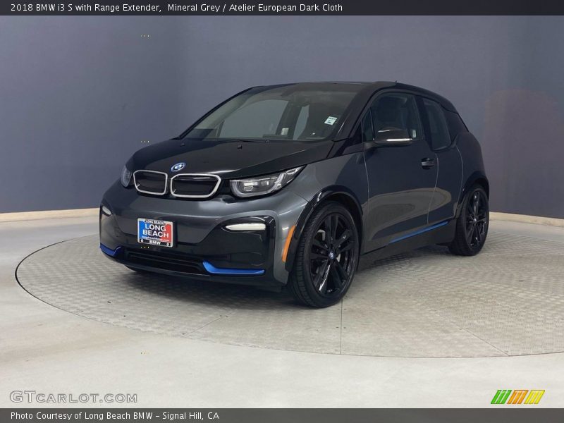 Mineral Grey / Atelier European Dark Cloth 2018 BMW i3 S with Range Extender