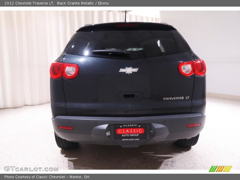 Black Granite Metallic / Ebony 2012 Chevrolet Traverse LT