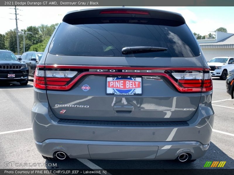 Destroyer Gray / Black 2021 Dodge Durango GT AWD