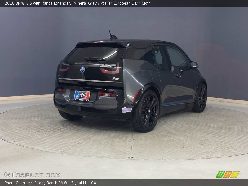 Mineral Grey / Atelier European Dark Cloth 2018 BMW i3 S with Range Extender