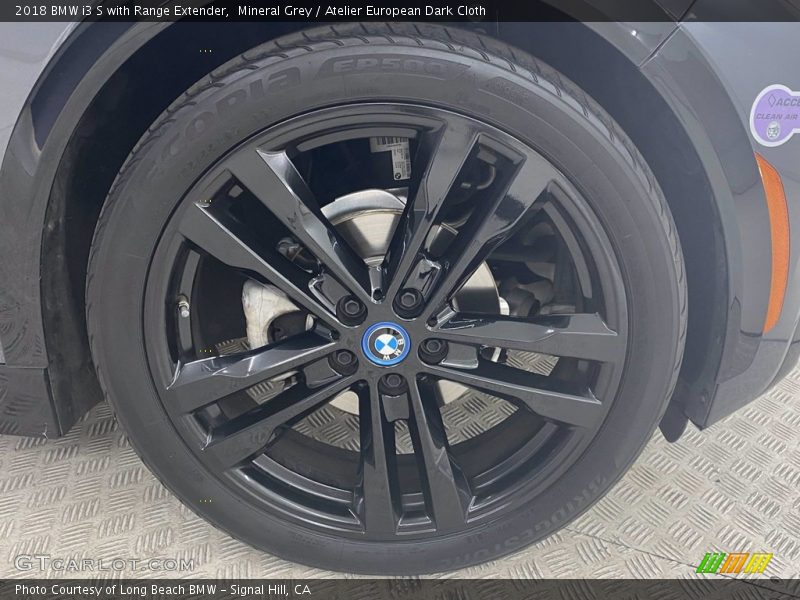 Mineral Grey / Atelier European Dark Cloth 2018 BMW i3 S with Range Extender