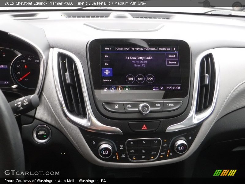 Kinetic Blue Metallic / Medium Ash Gray 2019 Chevrolet Equinox Premier AWD