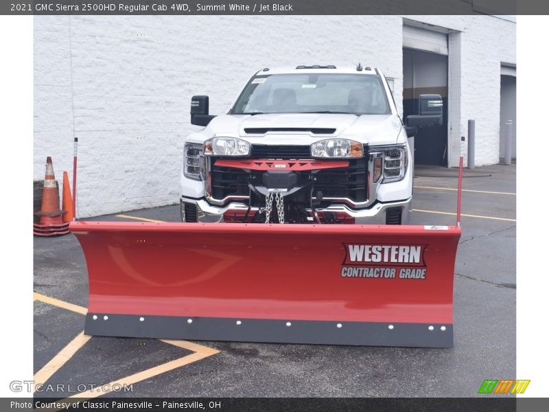 Summit White / Jet Black 2021 GMC Sierra 2500HD Regular Cab 4WD