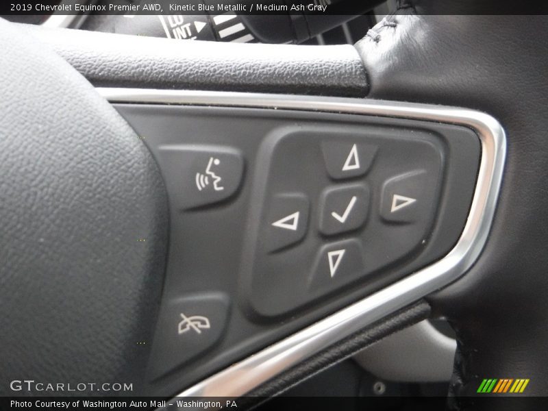 Kinetic Blue Metallic / Medium Ash Gray 2019 Chevrolet Equinox Premier AWD
