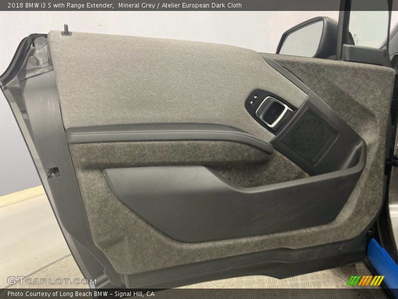 Mineral Grey / Atelier European Dark Cloth 2018 BMW i3 S with Range Extender