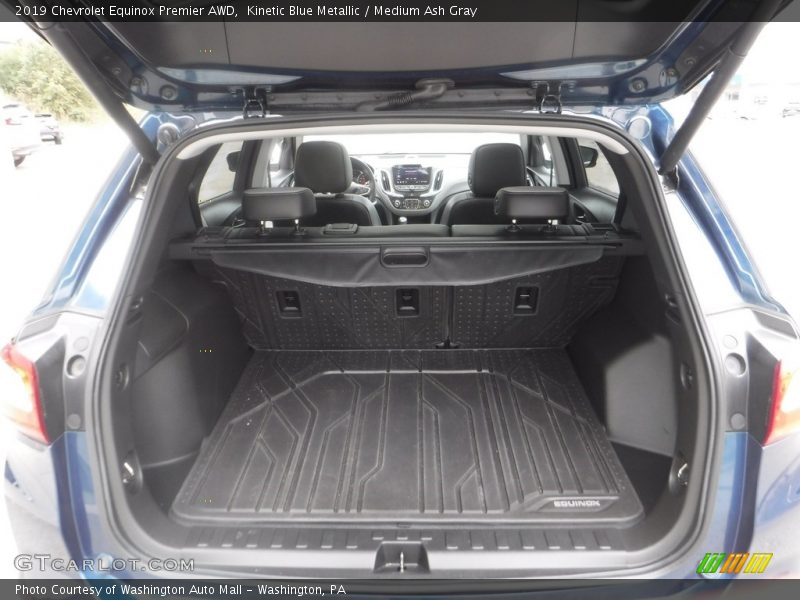 Kinetic Blue Metallic / Medium Ash Gray 2019 Chevrolet Equinox Premier AWD